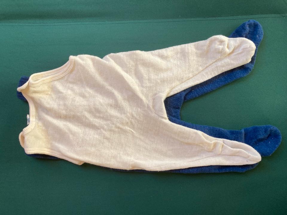 Wolle wolle-Seide Body Strampler Baby cosilana Mädchen junge in Schlangen