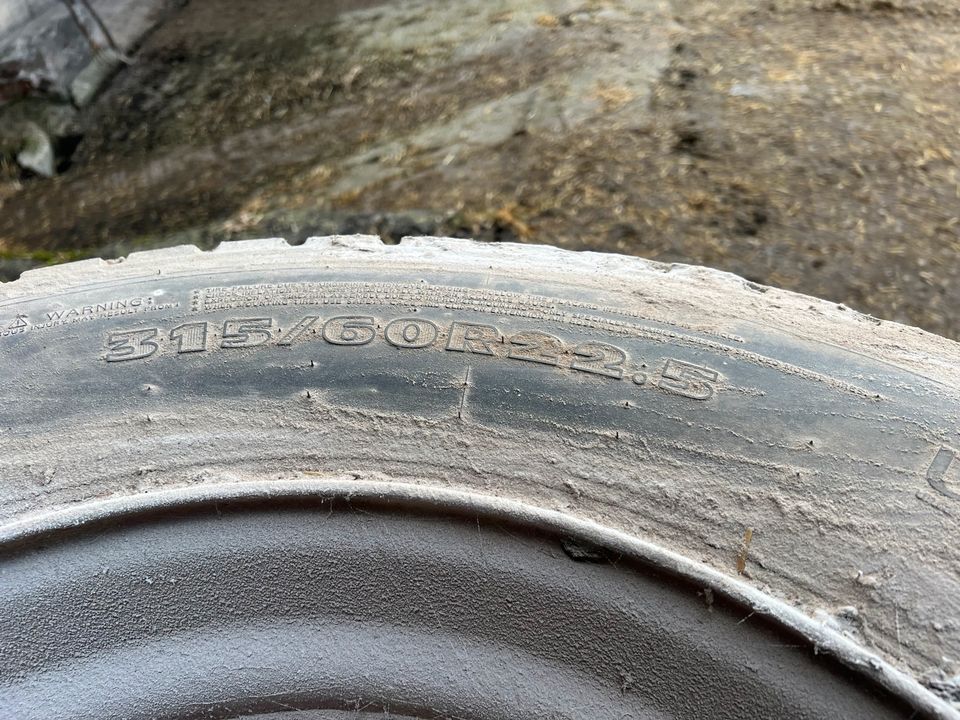 4x Komplettrad 315/60R22.5 Hankook LKW Anhänger in Bad Kötzting