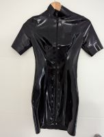 Latex Front Zipp Kurzarmkleid Bayern - München-Flughafen Vorschau