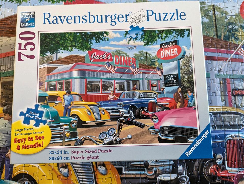 Ravensburger Puzzle 750 große Teile Jacks Diner in Aurich