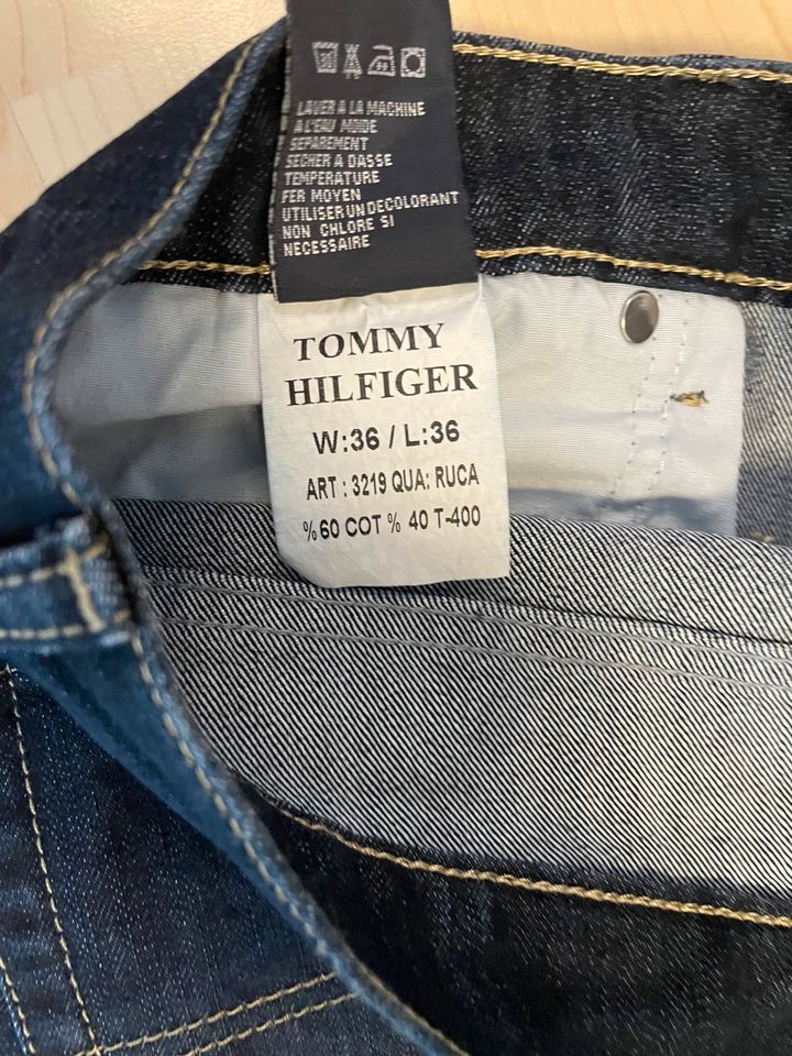 Tommy Hilfiger Hose Jeans Denim neu Herren dunkelblau W36 L34 in Düsseldorf