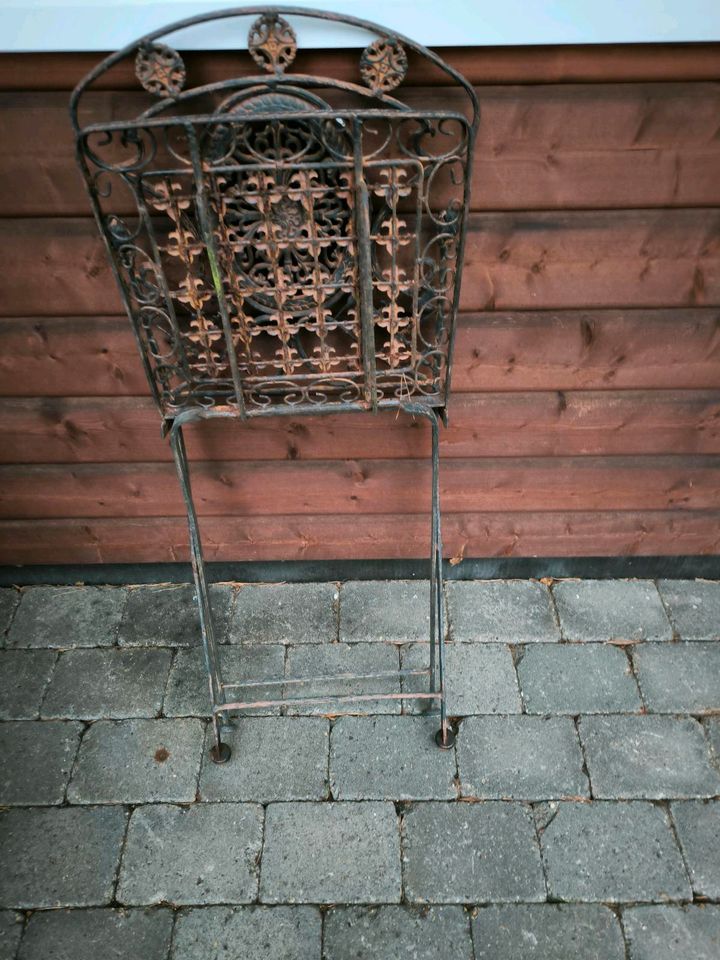 2 Gartenstühle Metall für beide 90 € (Vintage, Nostalgie, Deko) in Ostseebad Binz