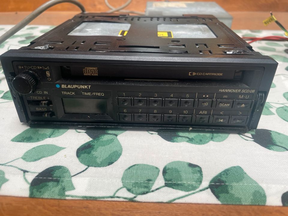 Blaupunkt Retro cd Radio scd 08 komplett set bqa 107 Verstärker in Klein Berßen