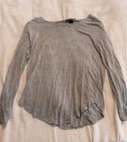 H&M Basic Oberteil S 36 Damen Shirt langarm grau Hessen - Schlangenbad Vorschau