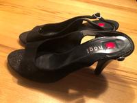 WIE NEU Leder Pumps Highheels Högl Gr. 7 schwarz glitzer Spitze Berlin - Spandau Vorschau