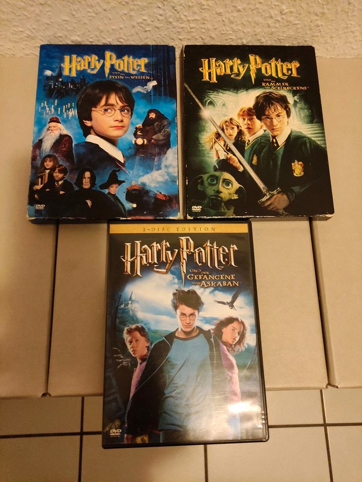 3x DVD 's Harry Potter in Leverkusen