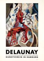 Robert Delaunay, Original-Plakat 1962, Hamburger Kunstverein Güstrow - Landkreis - Zehna Vorschau