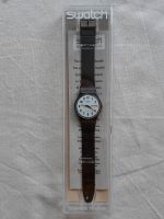 gebr. orig. Swatch Uhr schlicht schwarz m. weiß. Ziffernblatt,OVP Bochum - Bochum-Ost Vorschau