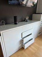 Kommode weiß mit Glassplatte 180cm München - Au-Haidhausen Vorschau