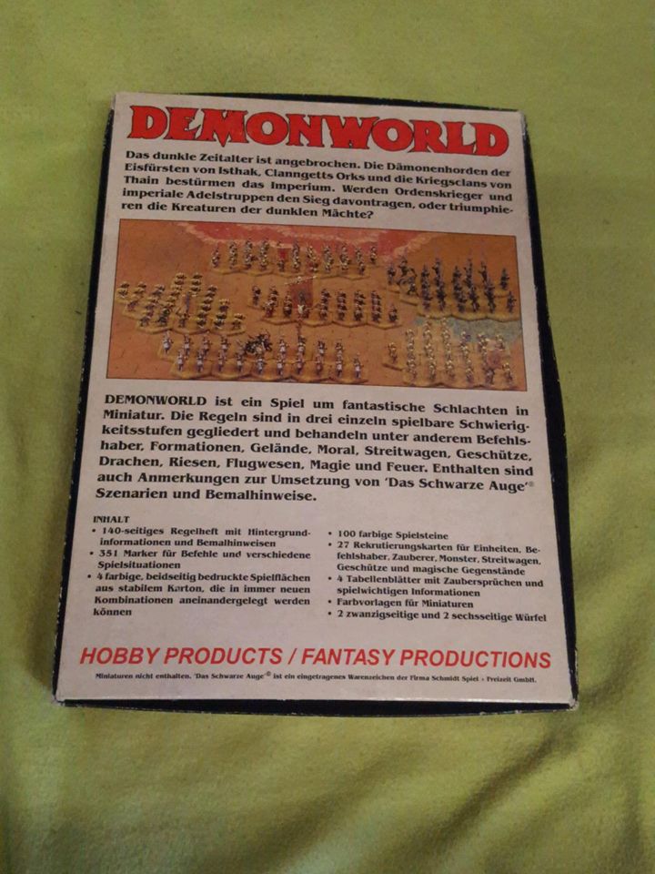 Demonworld - Fantasy-Schlachten in Miniatur - Box - Tabletop DSA in Nürnberg (Mittelfr)