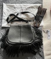 Gianni CHIARINI Handtasche Helena round Fransen schwarz Leder bag Nordrhein-Westfalen - Recklinghausen Vorschau