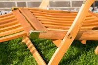 Deckchair * Gartenliege * klappbar * Akazienholz in Spenge