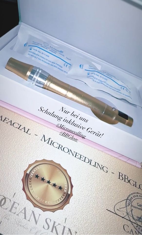Kombi Schulung Kosmetik - Aquafacial Microneedling Diodenlaser in Mannheim