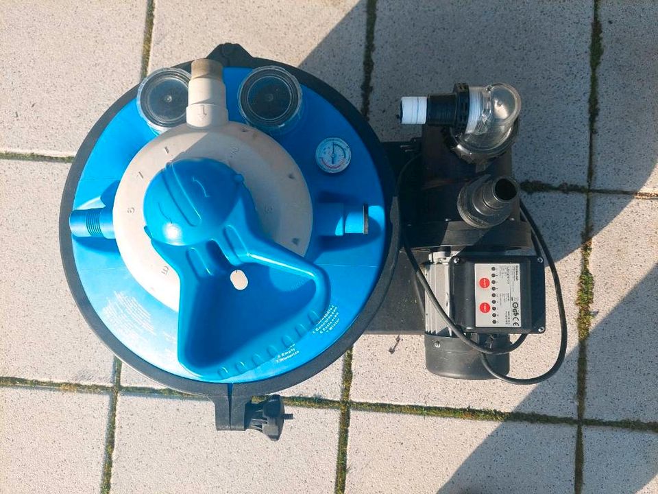 Steinbach comfort 50 Poolpumpe mit Schutzhütte und Zubehör in Drage