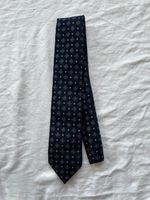 Krawatte Binder Schlips von ? - dunkelblau mit kleinen Quadraten Hannover - Ricklingen Vorschau