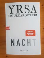 Yrsa Sigurdardottir "Nacht", Zustand wie neu Hessen - Hanau Vorschau