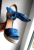 Ralph Lauren, Leder, Batik/Jeans, Wedges, Keil, Binden, Plateau Niedersachsen - Delmenhorst Vorschau