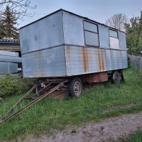 DDR Leutewagen Bauwagen HL 40.43 Tiny House Kofferanhänger Sachsen - Werdau Vorschau