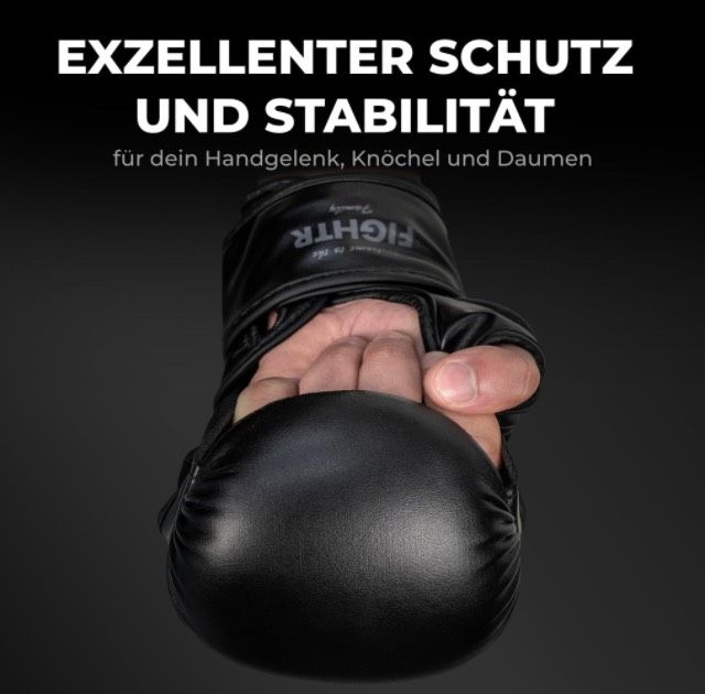 Sparring Handschuhe 0,7 oz, Boxen, Kickboxen inkl. Tasche, L in Mainz