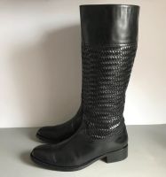 Studio Pollini 41 Italy Luxus hohe Stiefel Leder geflochten w.neu Kreis Ostholstein - Timmendorfer Strand  Vorschau