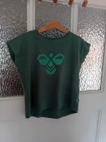 Tshirt kurzarm Hummel Glitzerlogo olivgrün Größe 122 Hannover - Linden-Limmer Vorschau