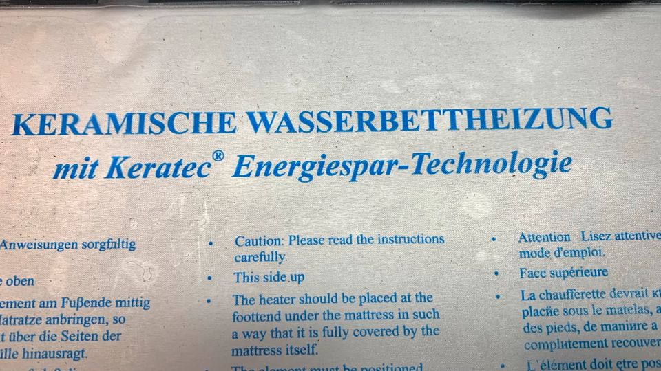 KERAMISCHE WASSERBETTHEIZUNG mit Keratec® Energiespar-Technologie in Ansbach