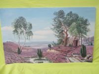 Ölgemälde Gemälde Bild Heide Landschaft auf Leinwand ohne Rahmen Nordrhein-Westfalen - Netphen Vorschau