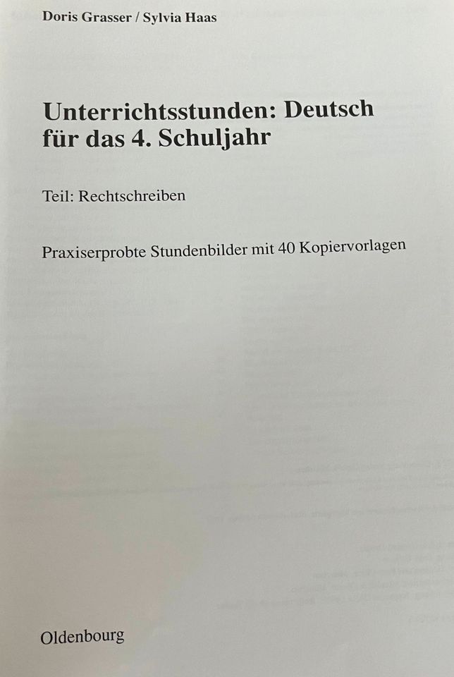 Arbeitshefte / Schulbücher Deutsch Grundschule Nachhilfe in Süderhackstedt