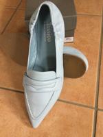 CLASSICO Ballerinas Slipper / Flats hell-blau Gr. 39,5 echt Leder Bayern - Scheyern Vorschau