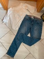 Jeans Herzen STREET ONE 40 42 + Carmenbluse H&M 40 -Neu !!u Baden-Württemberg - Schorndorf Vorschau