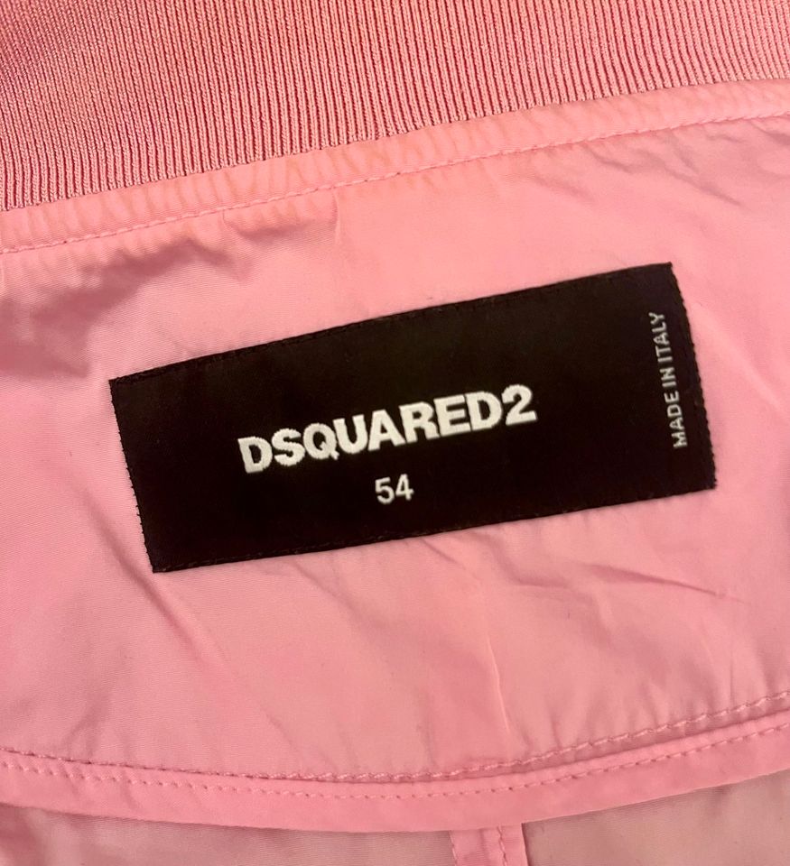 Dsquared2 Bomberjacke Pink Neu Größe IT 54 Regen in Dreieich