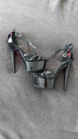 HighHeels Gothic Gogo Plateau Gr. 36 schwarz Lack Baden-Württemberg - Pforzheim Vorschau