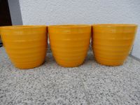 3 x Übertopf Übertöpfe Blumentopf Keramik Topf gelb 17 cm Bayern - Nordendorf Vorschau