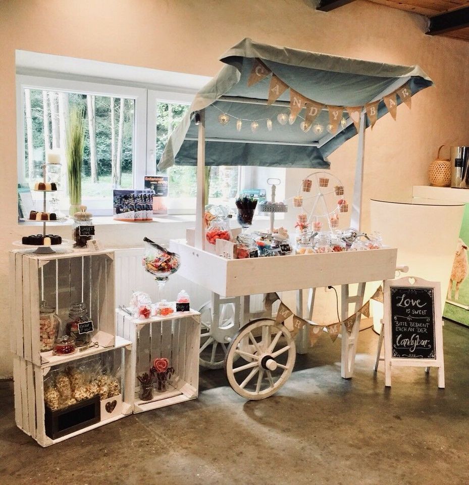 Candybar ♡ diverse Bars im Vintage Style mieten / Hochzeit Candy in Althornbach