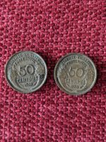 2 alte Münzen 50 Centimes France 1932 und 1933 Hessen - Braunfels Vorschau