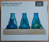 Neu! Dekoflaschen Set mit Holztablett - Originalverpackt Leipzig - Grünau-Mitte Vorschau