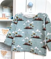 etsy Langarmshirt Teddy Wolken handmade Gr. 104 neutral NP 34 € Kr. Altötting - Tüßling Vorschau