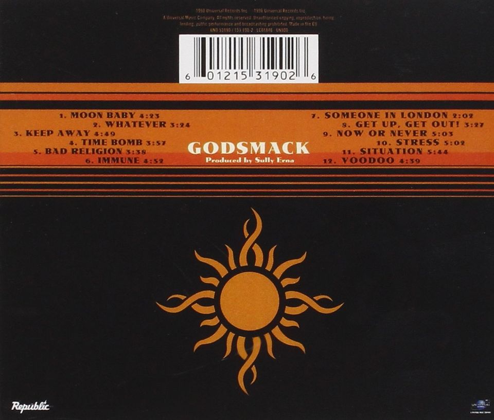 CD  Godsmack in Sankt Augustin