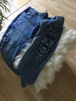 Schöne Jeans mit Stickereien, Gr. 38, 40, M Sendling - Obersendling Vorschau