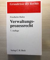 Hufen, Verwaltungsprozessrecht, Jura Brandenburg - Frankfurt (Oder) Vorschau