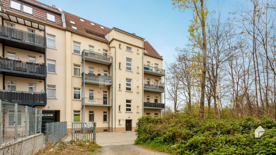 2-Zimmer-Wohnung mit großem Balkon und EBK in Leipzig Zentrum Ost in Leipzig