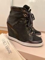 Original Jimmy Choo Keilabsatz Sneaker Gr 37 Grau NP 550€ !!! Berlin - Charlottenburg Vorschau