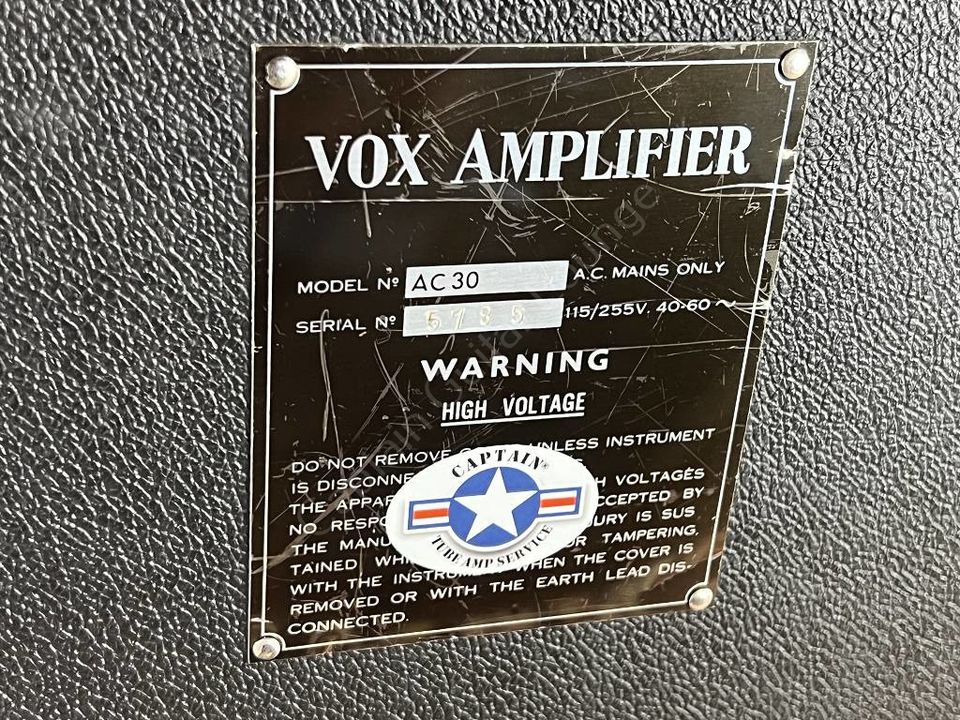 1970 VOX - AC 30  Top Boost - Silver Bulldogs - ID 2763 in Emmering