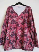 Langarm Shirt Gr. XL (48/50) lachs/rot mit Blumen, NEU, Gina Beno Nordrhein-Westfalen - Ense Vorschau