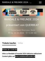 2 Tickets für Querbeat - Randale & Freunde 2024 Festival Bonn - Bad Godesberg Vorschau