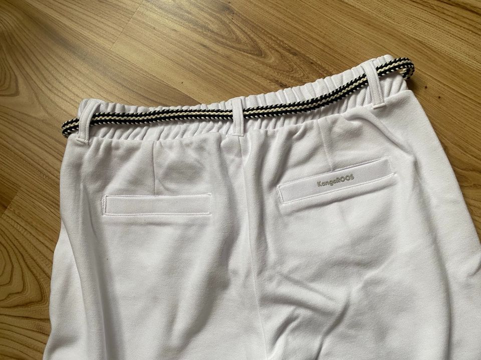 KangaROOS 7/8-Hose Jogginghose Gr. 40 Weiß NEU in Biebergemünd