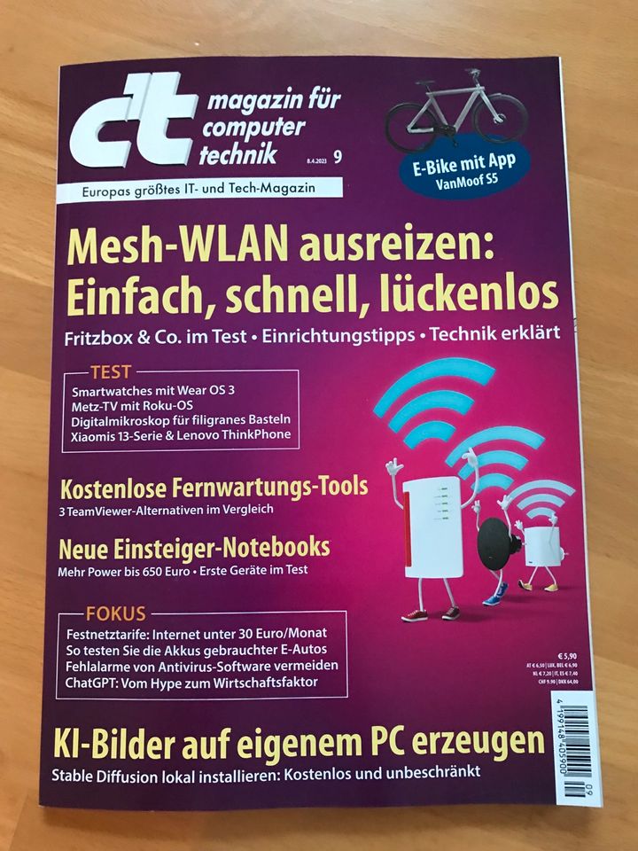 c‘t Magazin für Computertechnik 2023 (Nr. 9-13; 15-21; 24-29) neu in Frankfurt am Main