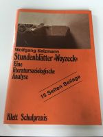 Verkaufe: Stundenblätter / Unterrichtsmaterial zu Woyzeck Bayern - Gerolzhofen Vorschau