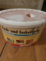 Dach- und Sockelfarbe OVP, decotric, ziegelrot, 5l Köln - Marienburg Vorschau