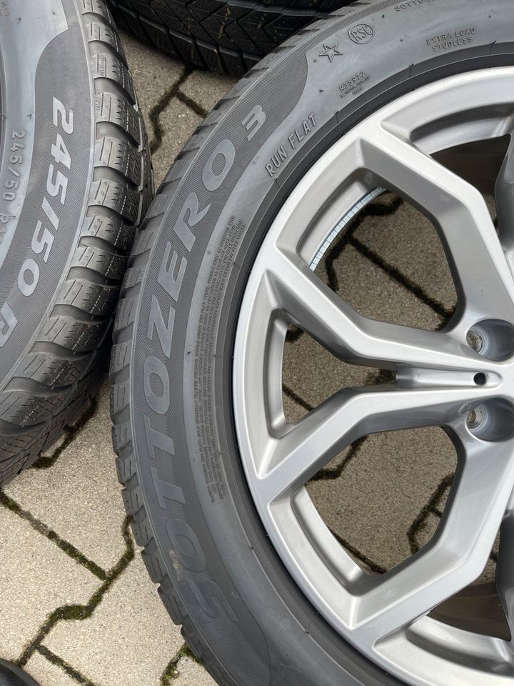 ❄️ ❄️ ❄️ 6,5mm Reifen ⭐️Pirelli ⭐️ 19 Zoll BMW Styling 694 Ferricgrey Winterräder Winterkompletträder Winter Winterreifen X3 X4 G01 G02 RDCi Felgen RSC Runflat LCI Facelift in Bottrop